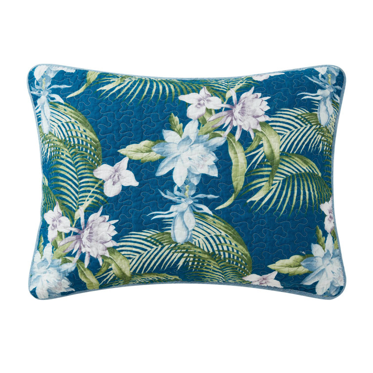 Coastal Breeze Full/Queen Blue Cotton Reversible Quilt Set