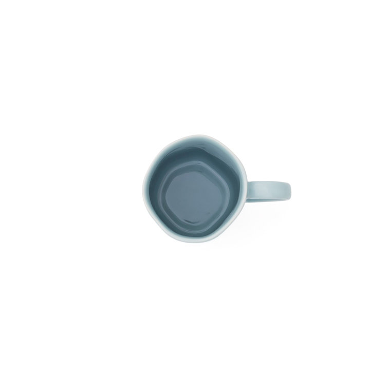 Blue Ceramic 14 Oz Mug Set of Four