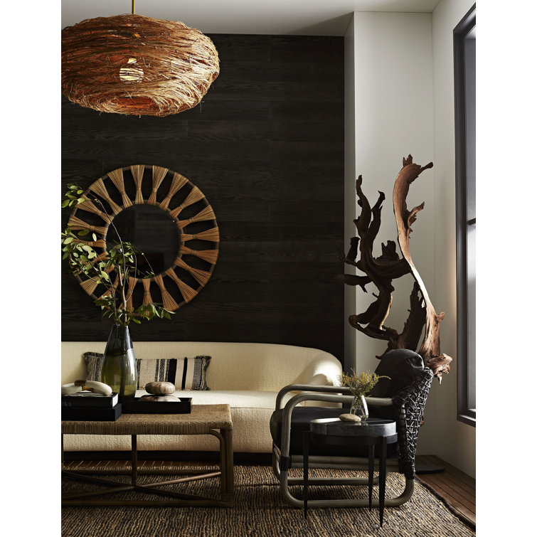 Underhill 40'' Square Woven Rattan Coffee Table