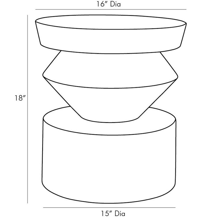 Peacock Lacquer Round Acrylic Swirl Side Table