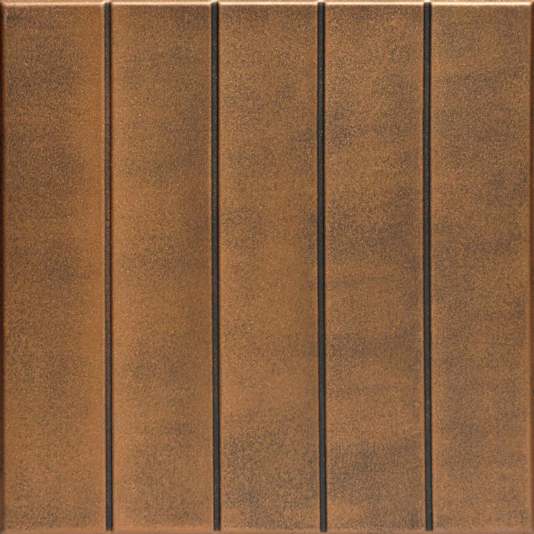 Antique Bronze Polystyrene Bead Board Glue-up Ceiling Tile