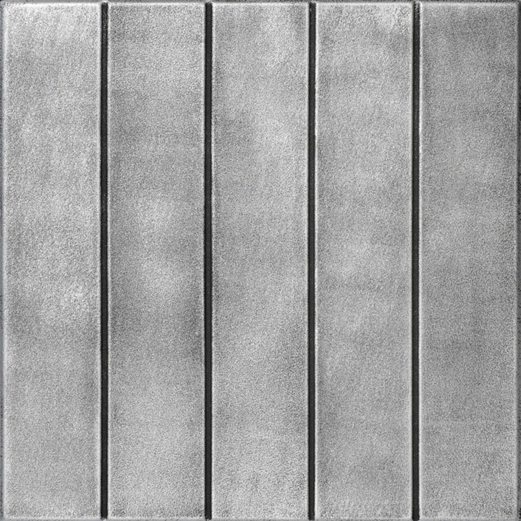 Antique Silver Textured Polystyrene Glue-up Ceiling Tile