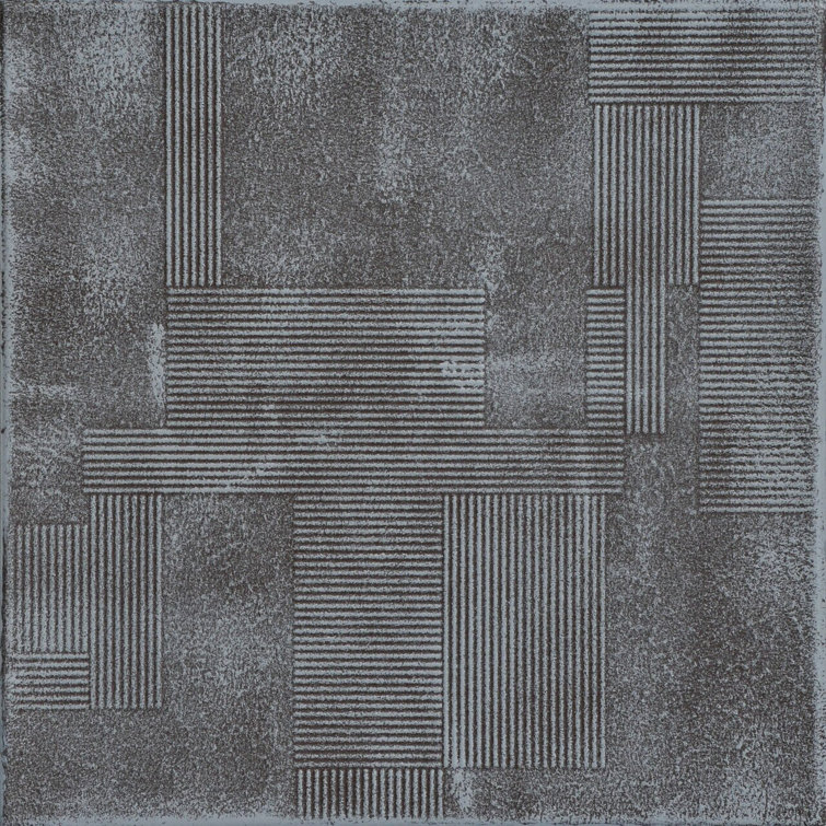 Moss Gray Faux Tin 2x2 ft Glue-Up Ceiling Tile