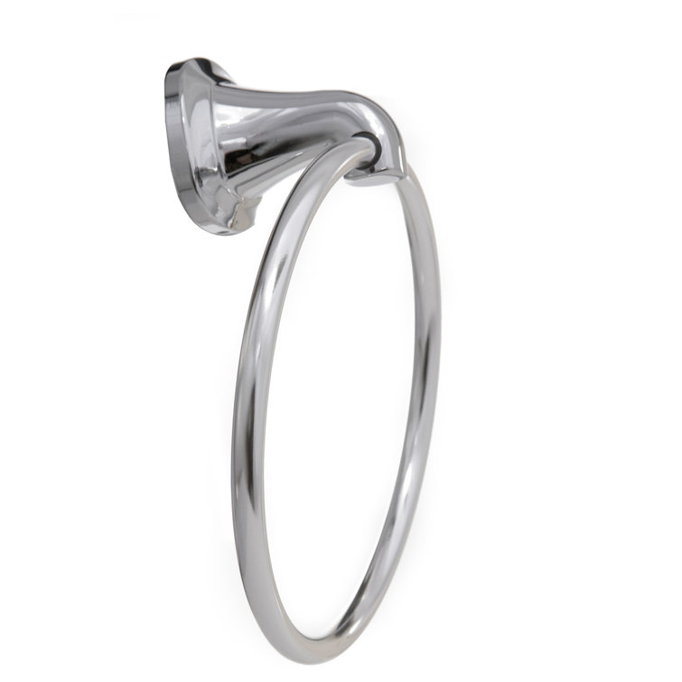 Belding Polished Chrome Wall Mounted Towel Ring