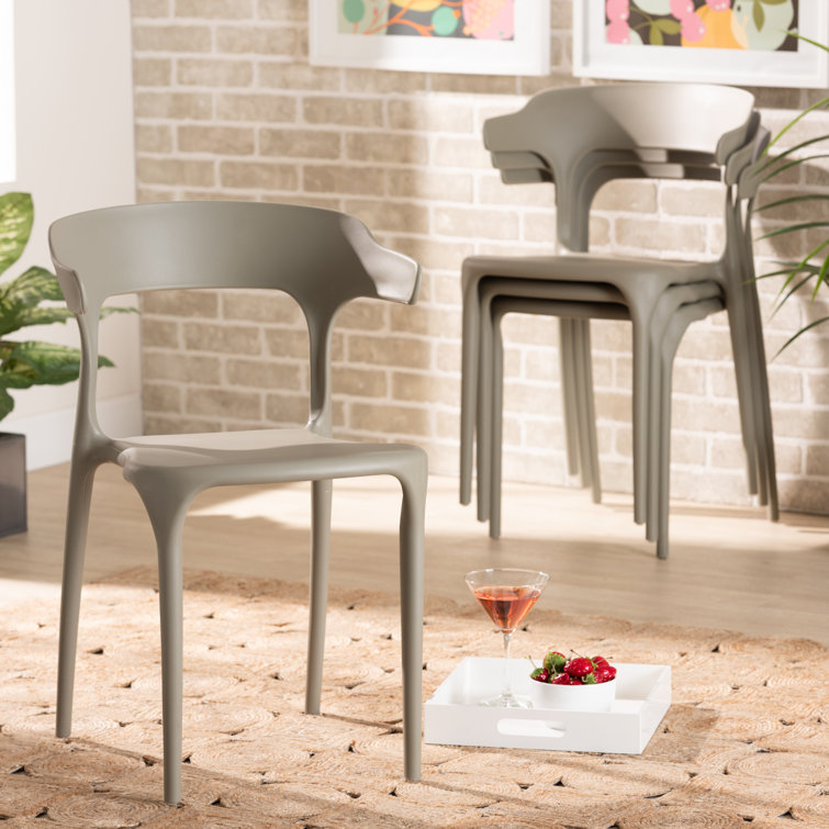 High Back Beige Rattan and Cane Arm Chair