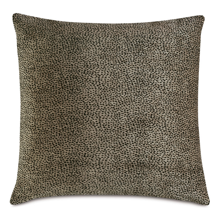 Freya Tan and Dark Brown Animal Print Decorative Pillow