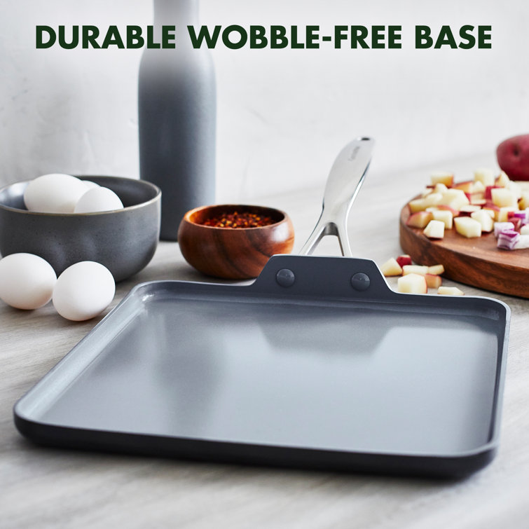 Valencia Pro Gray Ceramic Nonstick 11-Inch Griddle Pan