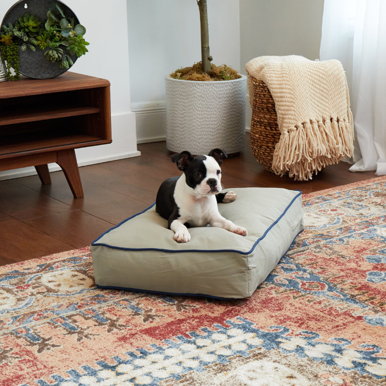 Extra Small Navy Outdoor Chew Resistant Dog Bed