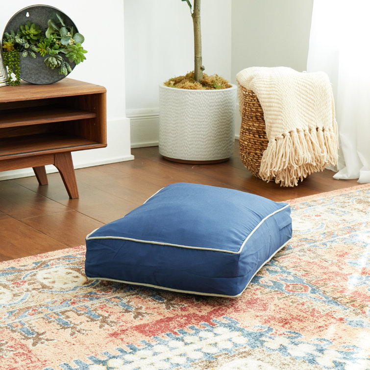 Extra Small Navy Outdoor Chew Resistant Dog Bed