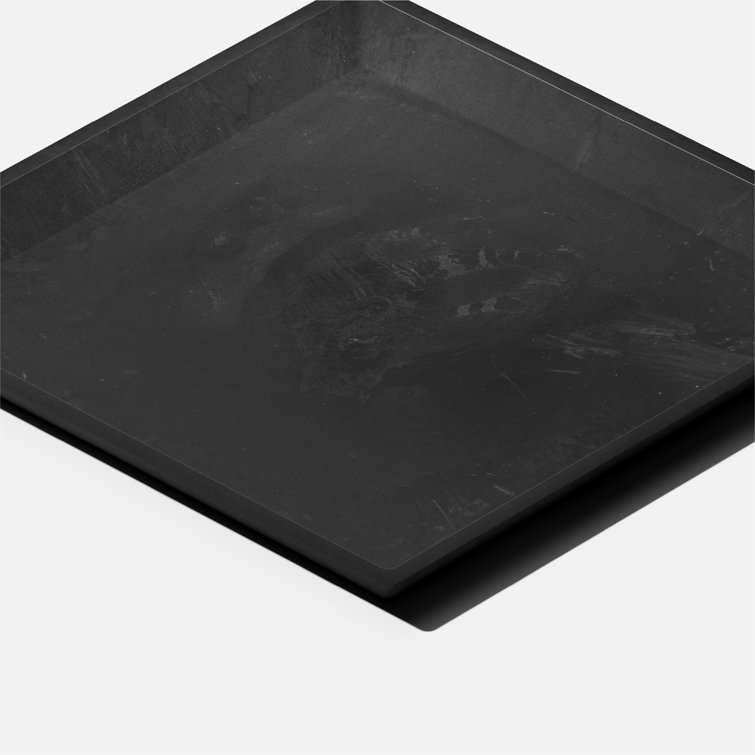 Black Polyethylene Nobleton Planter Tray Set of 2