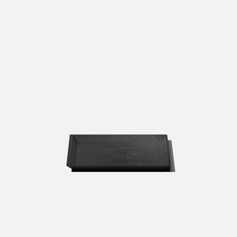 Black Polyethylene Nobleton Planter Tray Set of 2