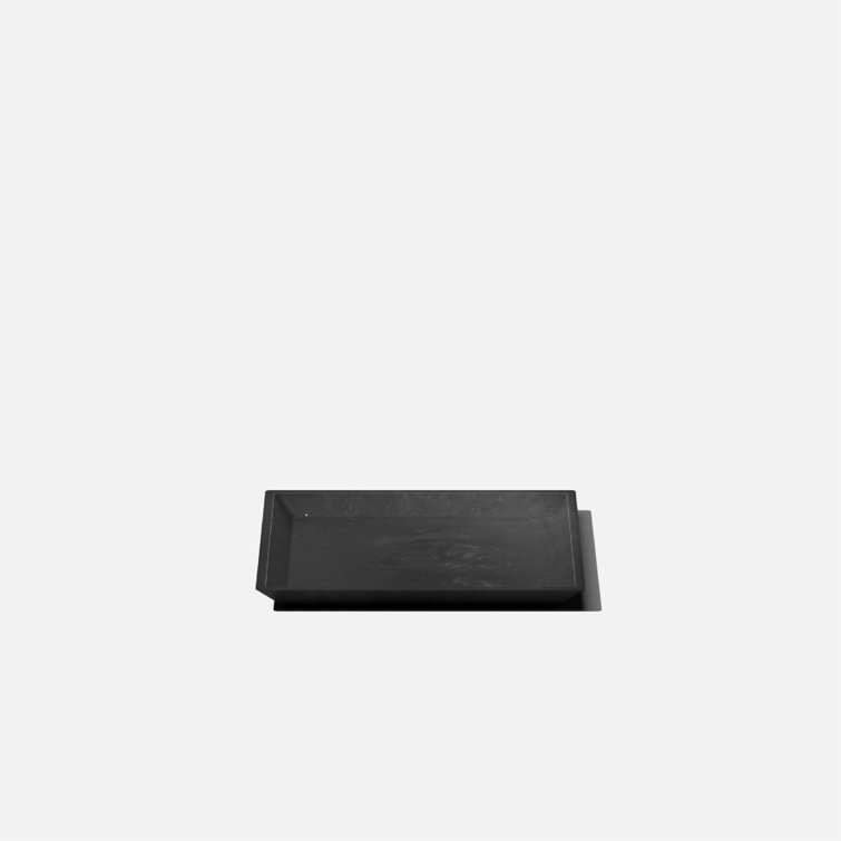 Black Polyethylene Nobleton Planter Tray Set of 2