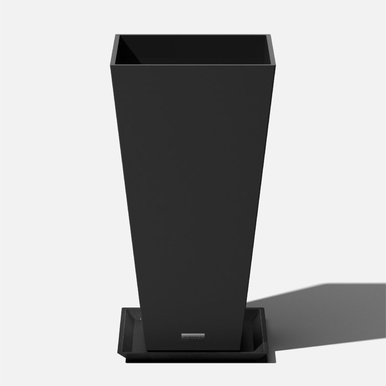 Black Polyethylene Nobleton Planter Tray Set of 2