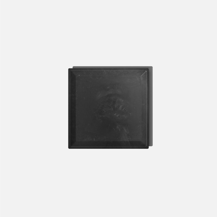 Black Polyethylene Nobleton Planter Tray Set of 2