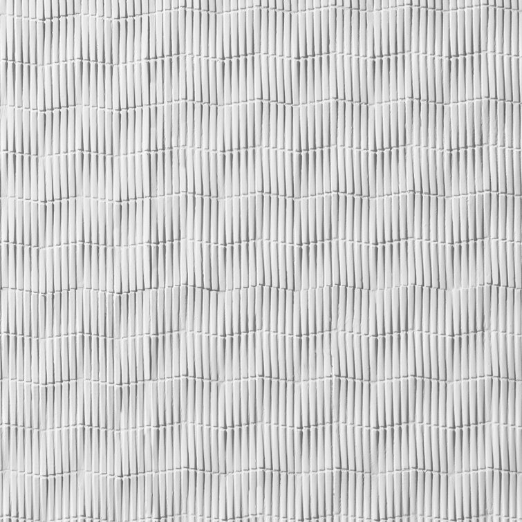 Blaze Keys White Linear Resin Mosaic Wall Tile