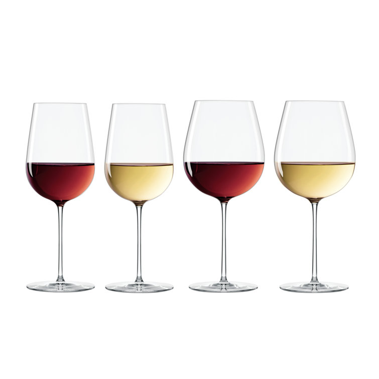 Signature Series 4-Piece Clear Crystal Wine Glass Set