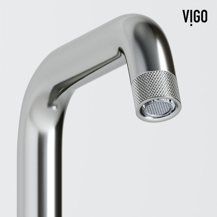 Ruxton Brushed Nickel Single-Handle Low-Arc Bathroom Faucet