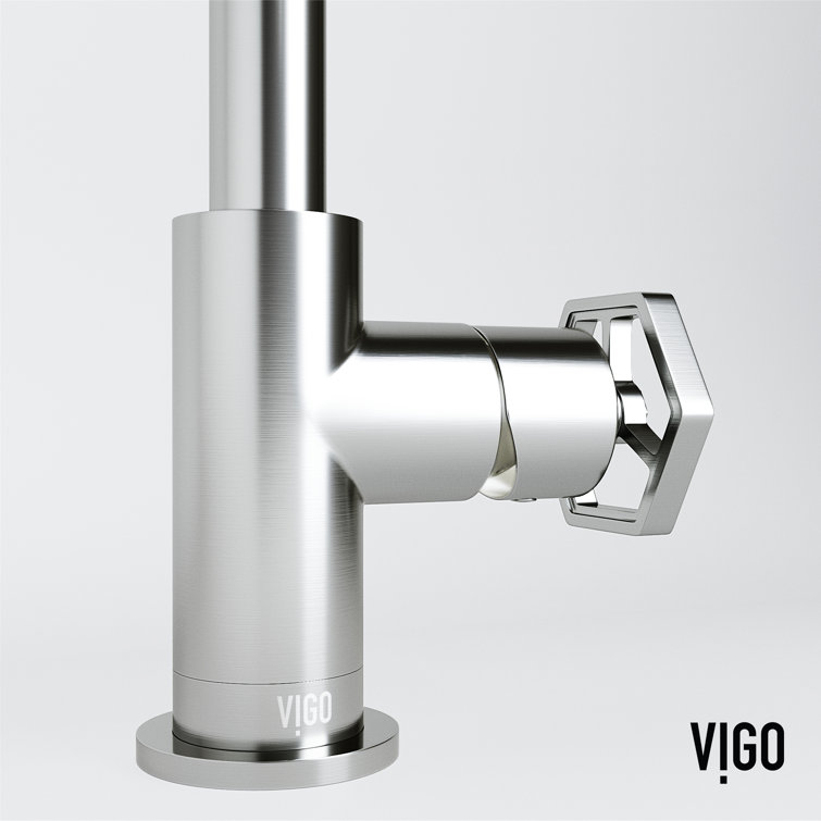 Ruxton Brushed Nickel Single-Handle Low-Arc Bathroom Faucet