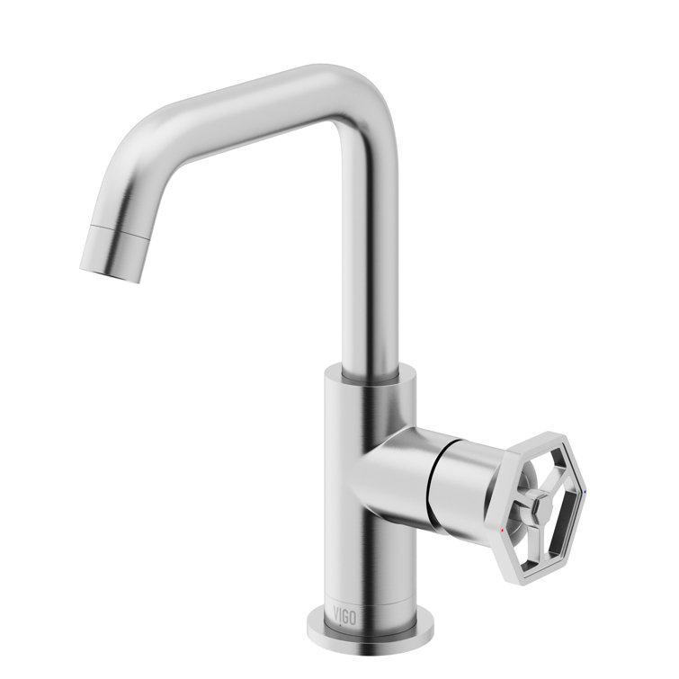 Ruxton Brushed Nickel Single-Handle Low-Arc Bathroom Faucet
