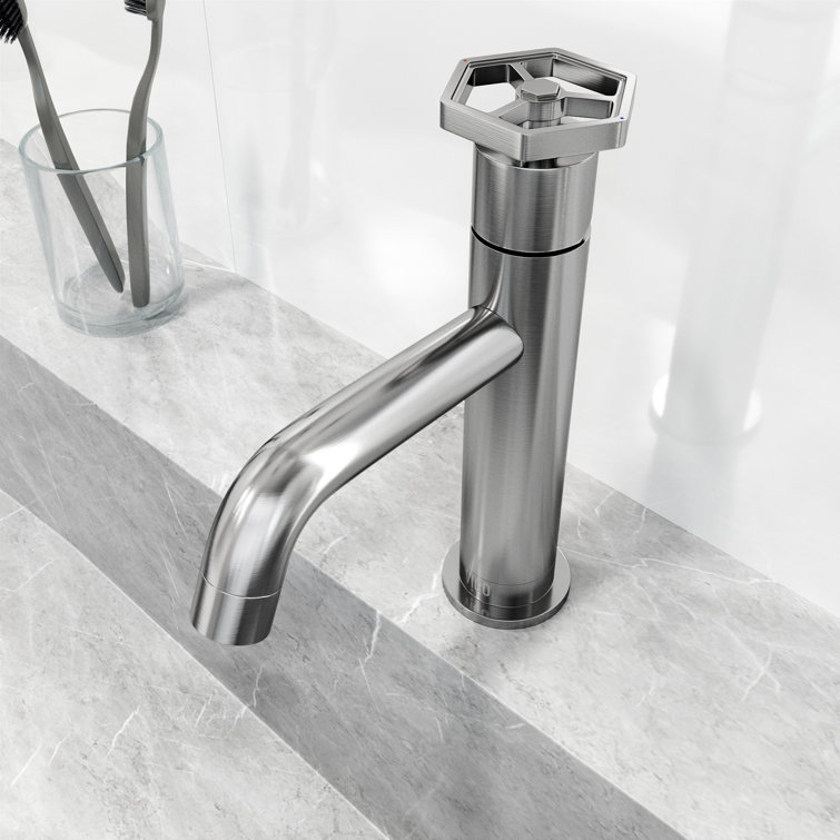 Ruxton Brushed Nickel Single Handle Bathroom Faucet
