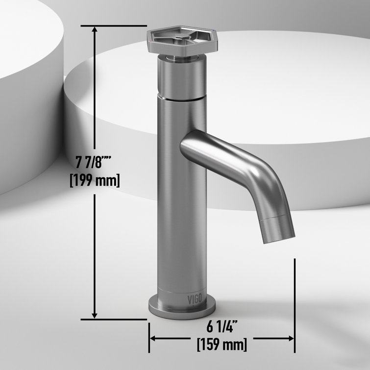 Ruxton Brushed Nickel Single Handle Bathroom Faucet