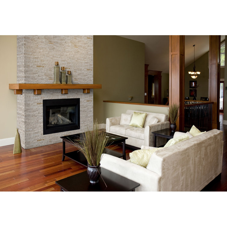 Royal White 6'' x 24'' Natural Quartzite Stacked Stone Wall Tile