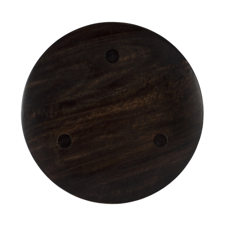 Lessing 71'' Round Solid Wood Tripod Accent Table