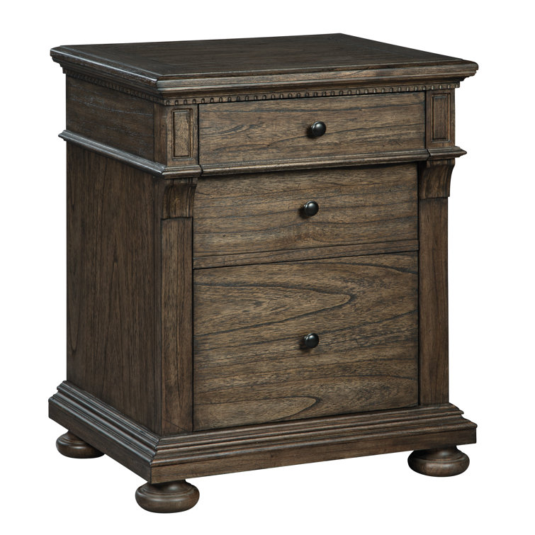 Traditional Brown 2-Drawer Legal Size File Cabinet