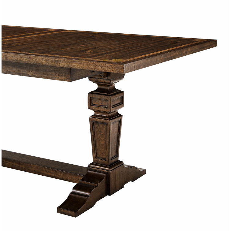 Avesta Finish Extendable Wood Dining Table for Ten