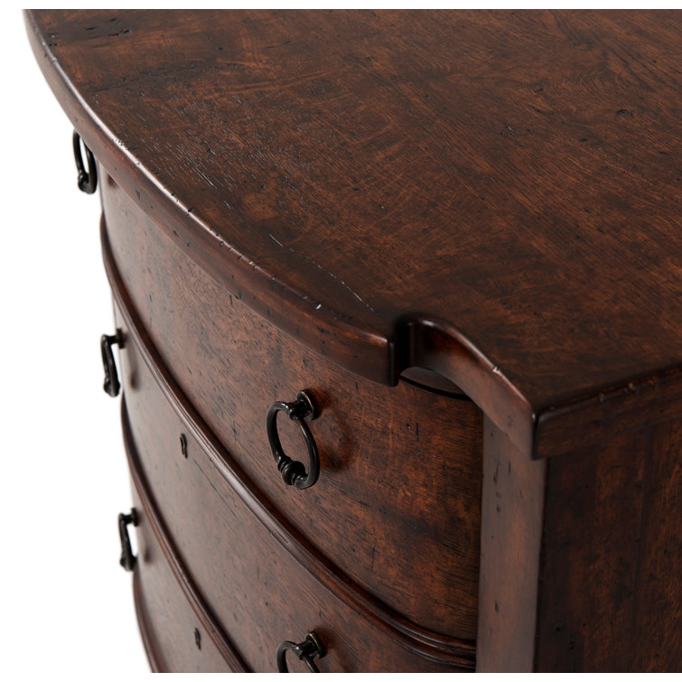 Althorp Living History Reclaimed Oak and Mahogany Nightstand