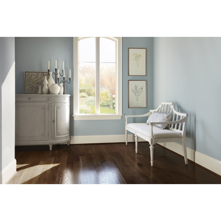 Nora White Linen Blend 58" Upholstered Bench