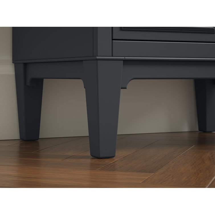 Southerk 48-Inch Slate Gray Quartz Top Single Sink Vanity