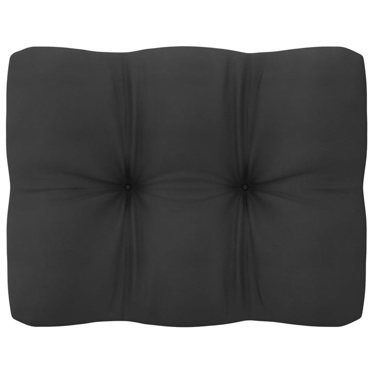 Anthracite Cushioned Pinewood Outdoor Modular Sofa Set
