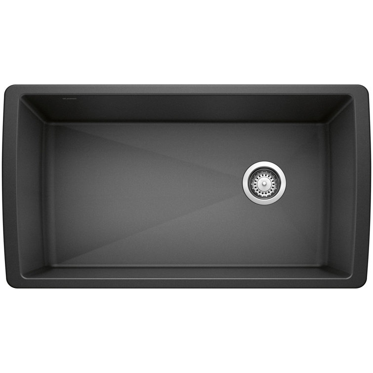 Anthracite Stone Drop-in Single Bowl Kitchen Sink