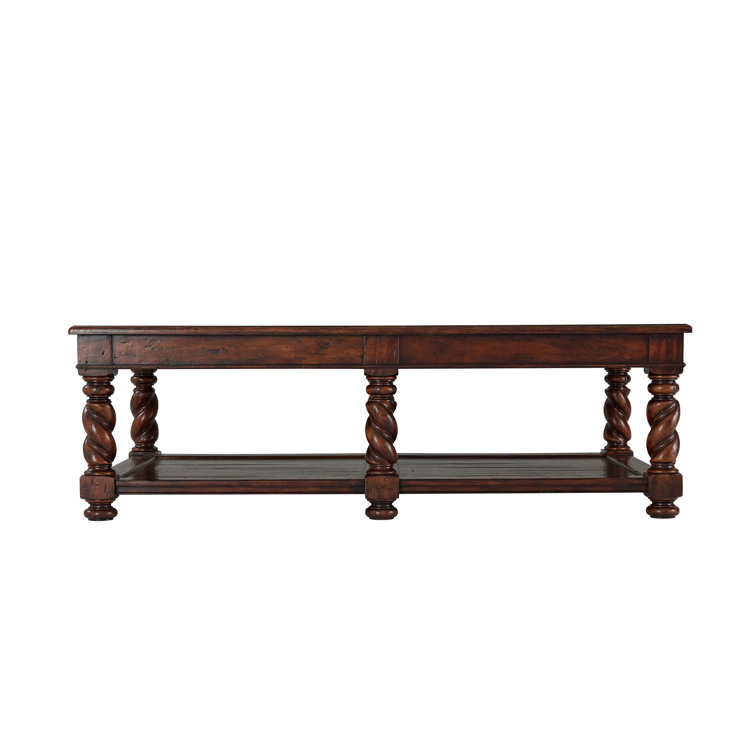 Castle Bromwich Mahogany Rectangular Coffee Table with Storage