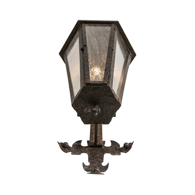 Millesime 43'' Coffee Bean Solid Brass Lantern Wall Sconce