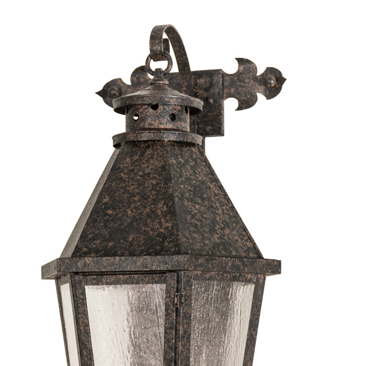 Millesime 43'' Coffee Bean Solid Brass Lantern Wall Sconce