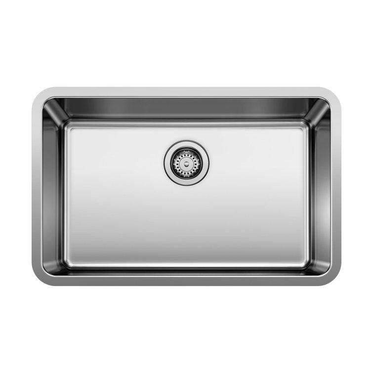 Formera 28" Satin Polished Stainless Steel Single Bowl Sink