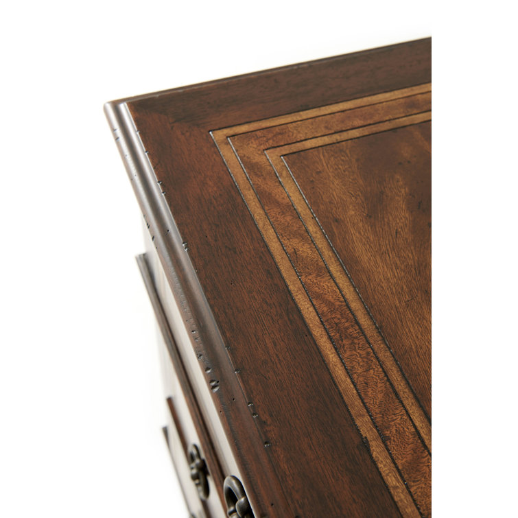 Brooksby 4-Drawer Mahogany and Cerejeira Veneered Dresser