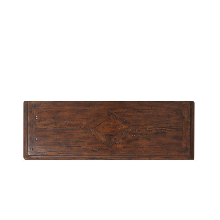 Mahogany Brown Wood Accent Cabinet with Adjustable Shelving