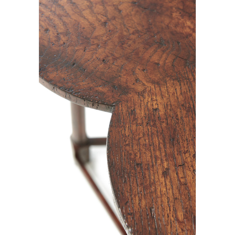 Victory Oak Black & Light Brown Free Form End Table