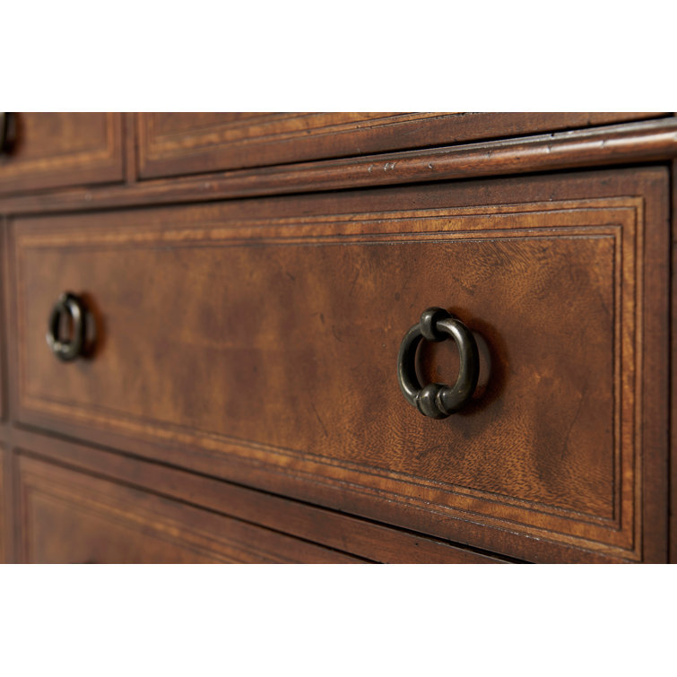 Brooksby 9-Drawer Mahogany and Veneer Dresser