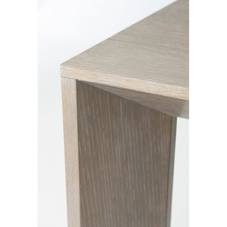 Beige Oak Extendable Rectangular Dining Table