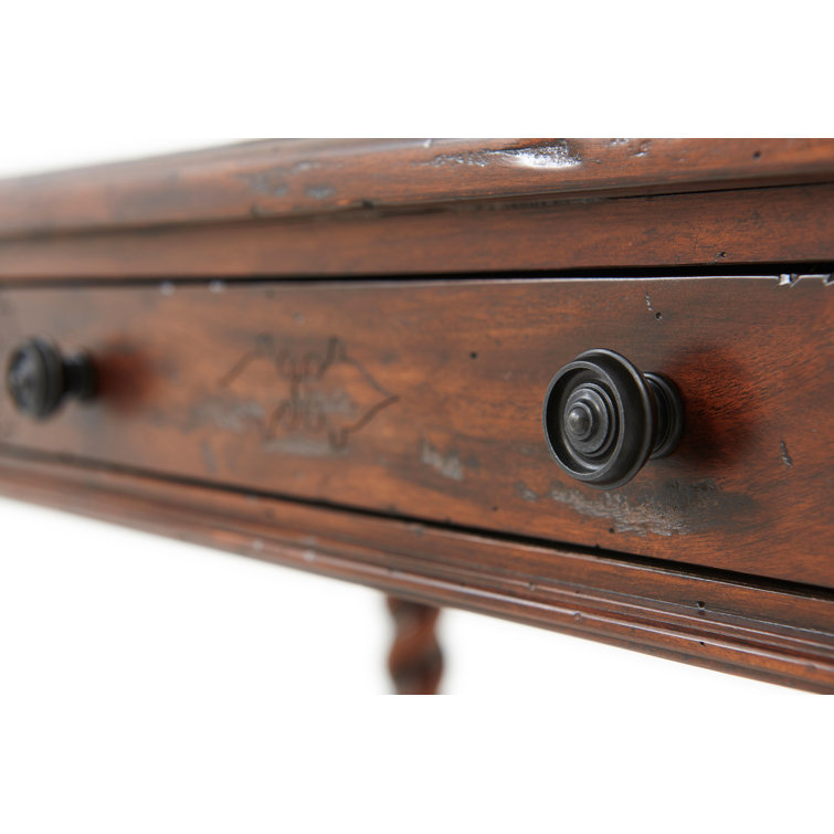 Castle Bromwich Mahogany Writing Desk with Barley Twist Legs