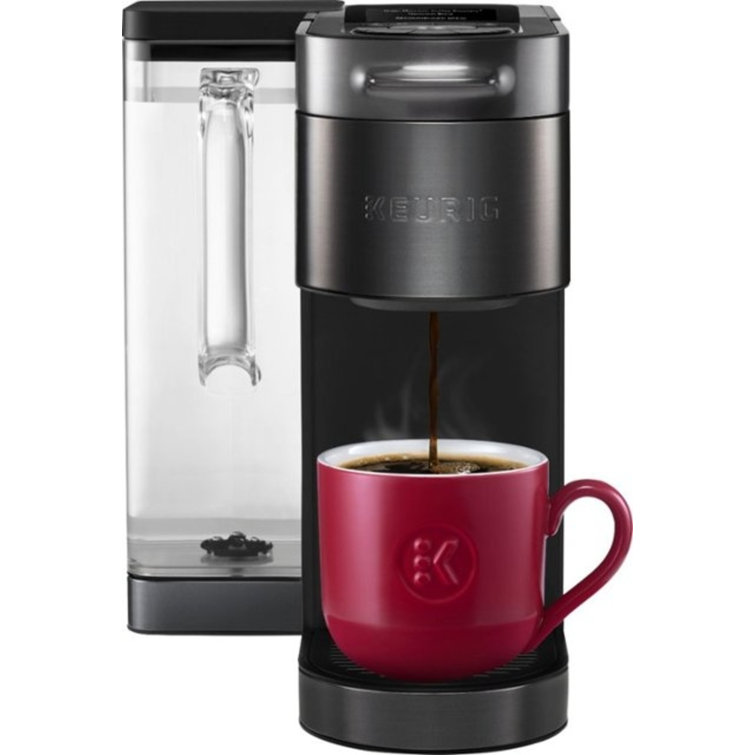 Stainless Steel Programmable Single Serve Coffee Maker with Permanent Filter