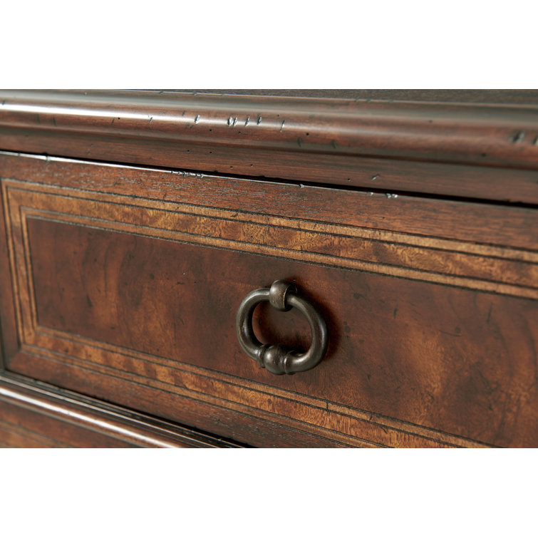 Brooksby 4-Drawer Mahogany and Cerejeira Veneered Dresser
