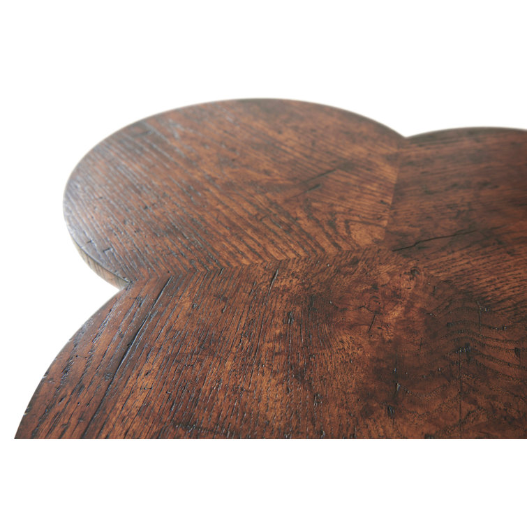 Victory Oak Black & Light Brown Free Form End Table