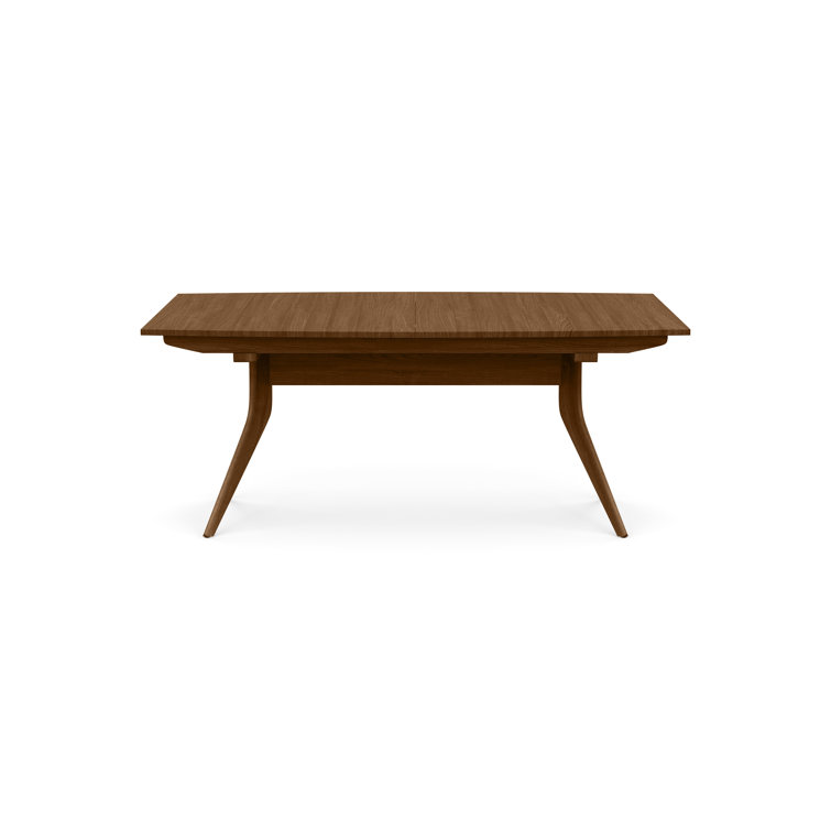 Catalina Natural Walnut Mid-Century Modern Trestle Table