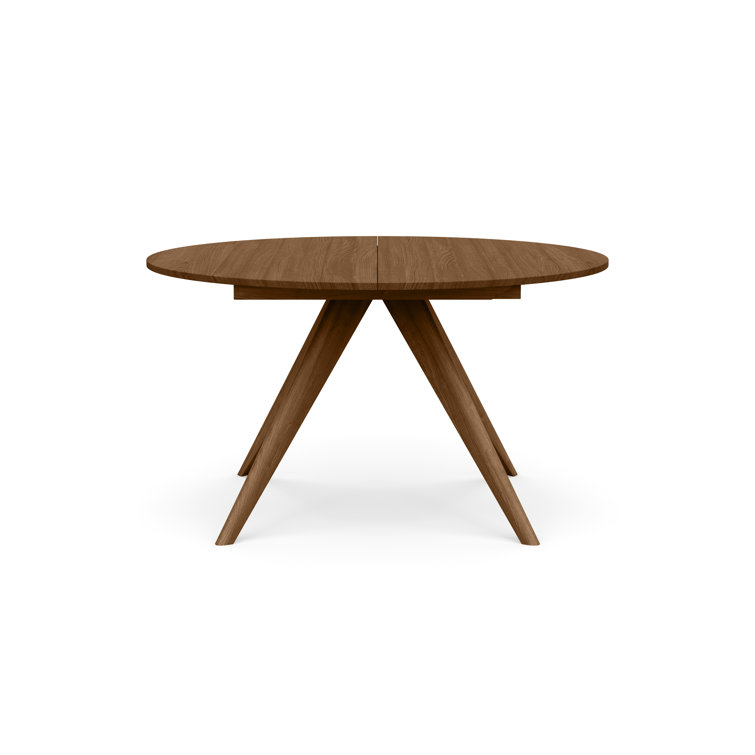 Catalina 60" Natural Walnut Extendable Mid-Century Dining Table
