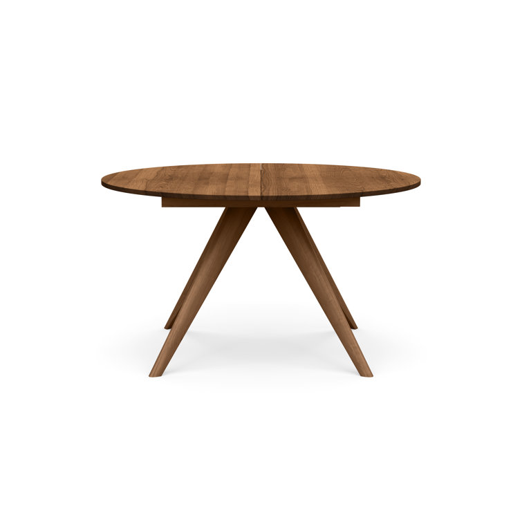 Catalina Mid-century Modern Saddle Cherry Extendable Dining Table